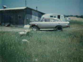 M-37 Dragway - Al Larsens Dads 55 Chevy Dragcar